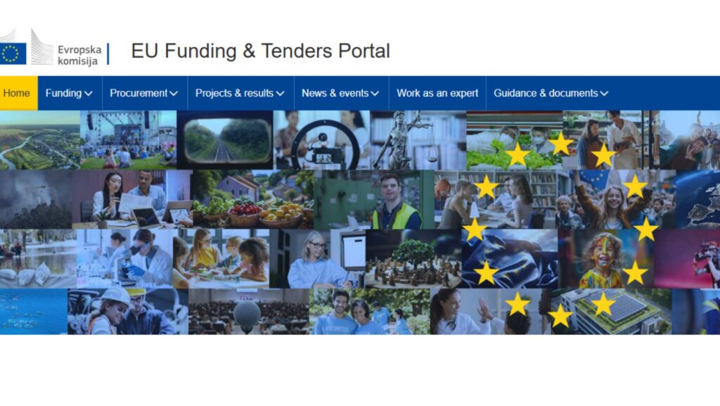 EU Funding & Tender Portal za evropske projekte Tjaša Logar
